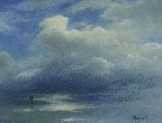 Albert Bierstadt Sea and Sky Sweden oil painting artist